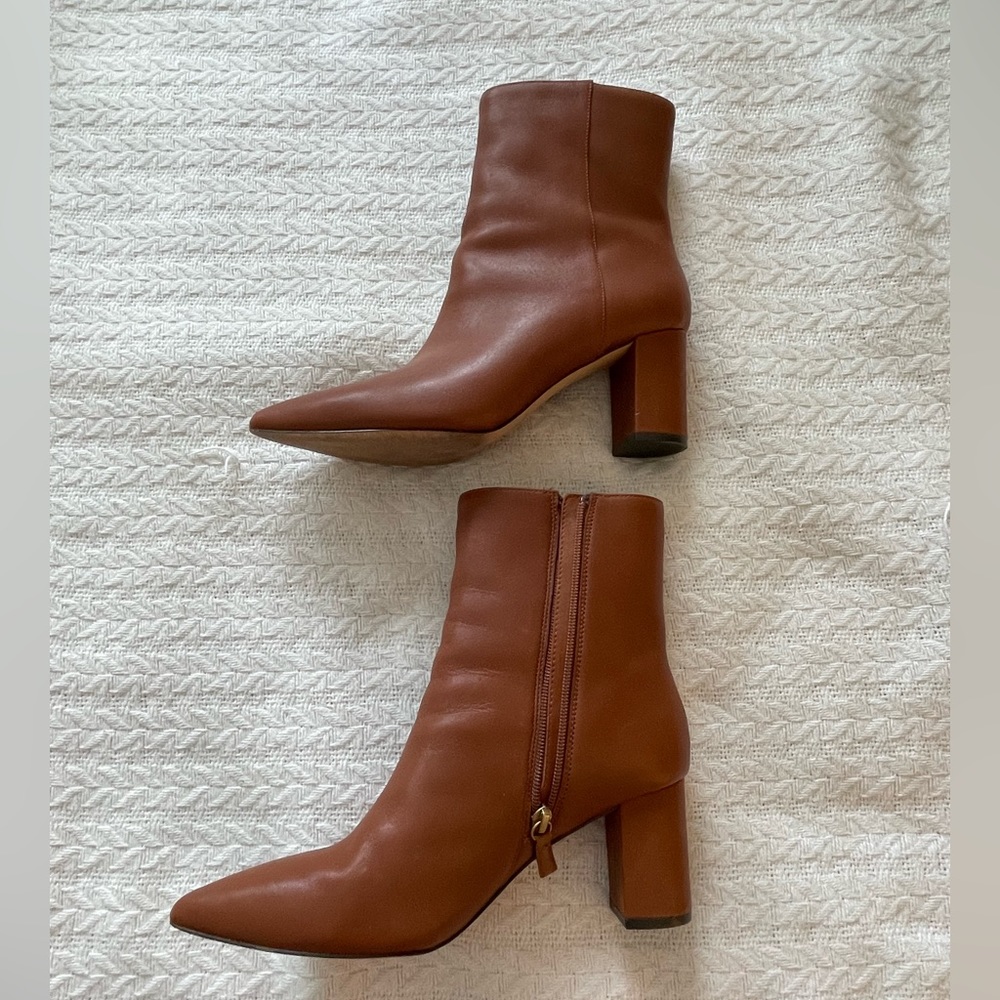 Jcrew leather ankle boots